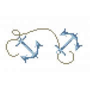 Cross Stitch Chart - Edging with Anchors